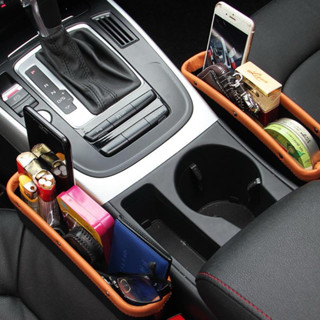 กล่องใส่ของข้างเบาะรถยนรต์รหนังอเนกประสงค์ ที่เก็บของข้างเบา…