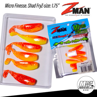 ปลายาง Z MAN รุ่น Micro Finesse Shad FryZ ขนาด: 1.75 นิ้ว (1…