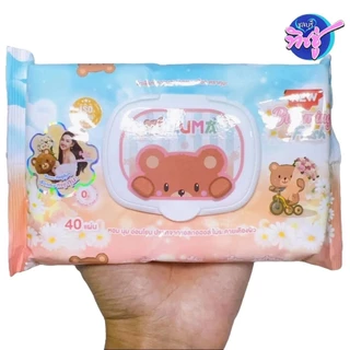 [แพค] Kuma คุมะ กระดาษทิชชู่เปียก กลิ่น blooming fresh บลูมมิ่ง เฟรช ห่อ40แผ่น แพค6ห่อ
