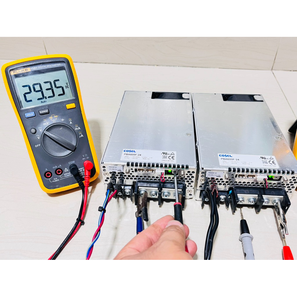 Power supply ยี่ห้อ COSEL MADE IN JAPAN รุ่น 24V 27A (Peak31A) รุ่น PBA600F-24 630W จ่ายไฟ DC 24V 27