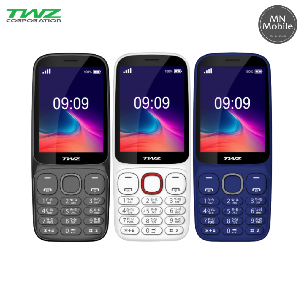 TWZ M1 4G (2024) โทรศัพท์มือถือปุ่มกด 2 ซิม