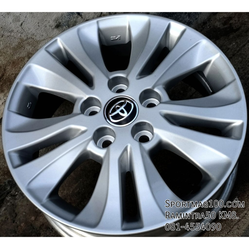 ล้อแม็กป้ายแดง Zedition 5รู114 ET45 ซิลเวอร์ 6-16นิ้ว