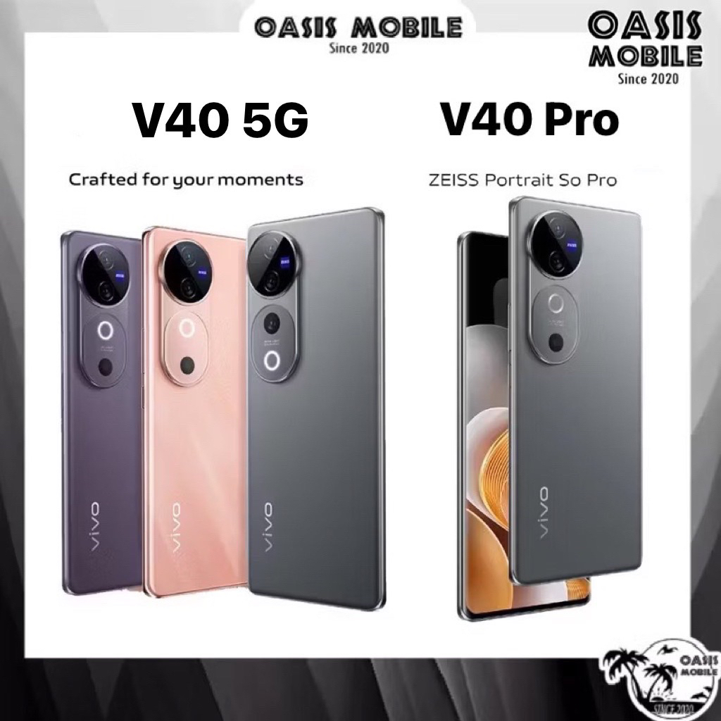 [Hot] V40 5G Snap 7 Gen 3 | V40 Pro 5G Dimensity 9200 | 6.78" กล้อง ZIESS V40Pro V30e V29e ศูนย์ไทย by Oasismobile