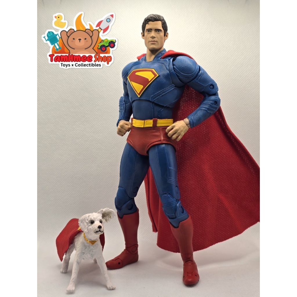 [มือสอง, NoBox] McFarlane DC Multiverse Superman and Krypto Deluxe