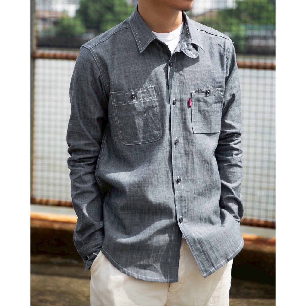 Alternates & Co. Chambray Work Shirt (Long Sleeve)