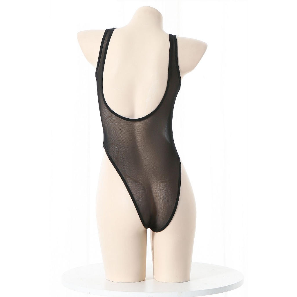 บอดี้สูทไซส์ใหญ่ ขนาดใหญ่ บอดี้สูท ชุดผู้หญิง ผ้าโปร่งระบายอากาศ /ไม่ระบชื่อสินค้าหน้าพัสดุ - รูปที่ 4