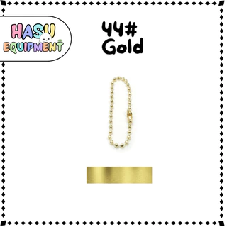 HasuEquipment 1 เส้น โซ่ไข่ปลาสีเงิน โซ่ไข่ปลาสีทอง Silver-Gold Tone ขนาด2.4mm Hasu Equipment
