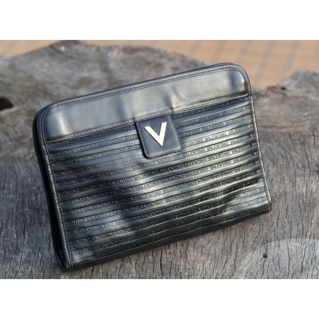 VALENTINO Clutch Bag MARIO V Logo