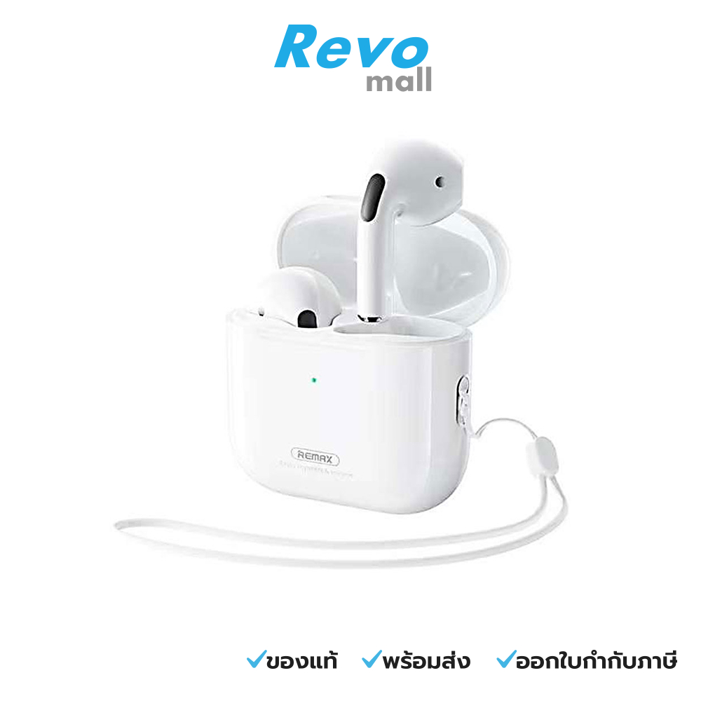 Remax หูฟังบลูทูธ Small Talk BT CozyBuds W6 (White) รุ่น W6