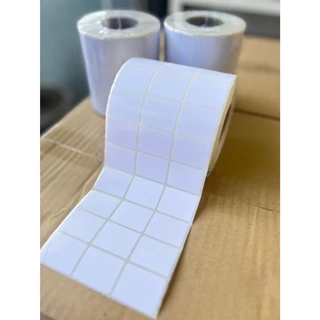 (ไม่ใช่สติ๊กเกอร์ความร้อน) สติ๊กเกอร์บาร์โค้ด ฉลากสินค้า สคบ Barcode Sticker Label 32x25 จำนวน 1 ม้วน