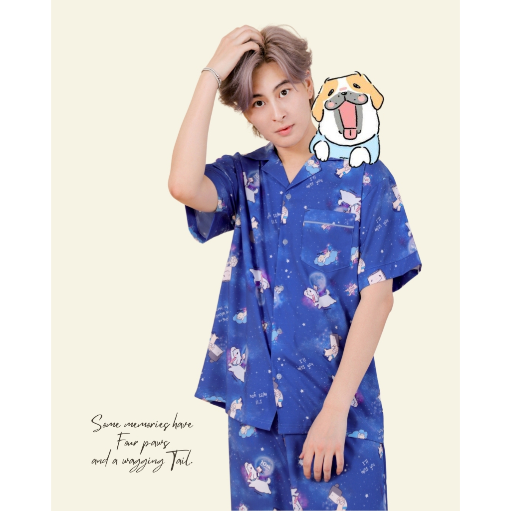 พร้อมส่ง::COLLECTION 2024 EP.2 ชุดนอนหมาจ๋า-ขาสั้น ลายลิขสิทธิ์แท้- กางเกงหมา จ๋า (ผลิตจำนวนจำกัด) - รูปที่ 5