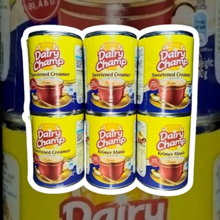 24 กระป๋อง นมข้นหวานมาเลย์ Dairy Champ 500 กรัม รสชาติกลมกล่อม ใช้ได้หลากหลาย