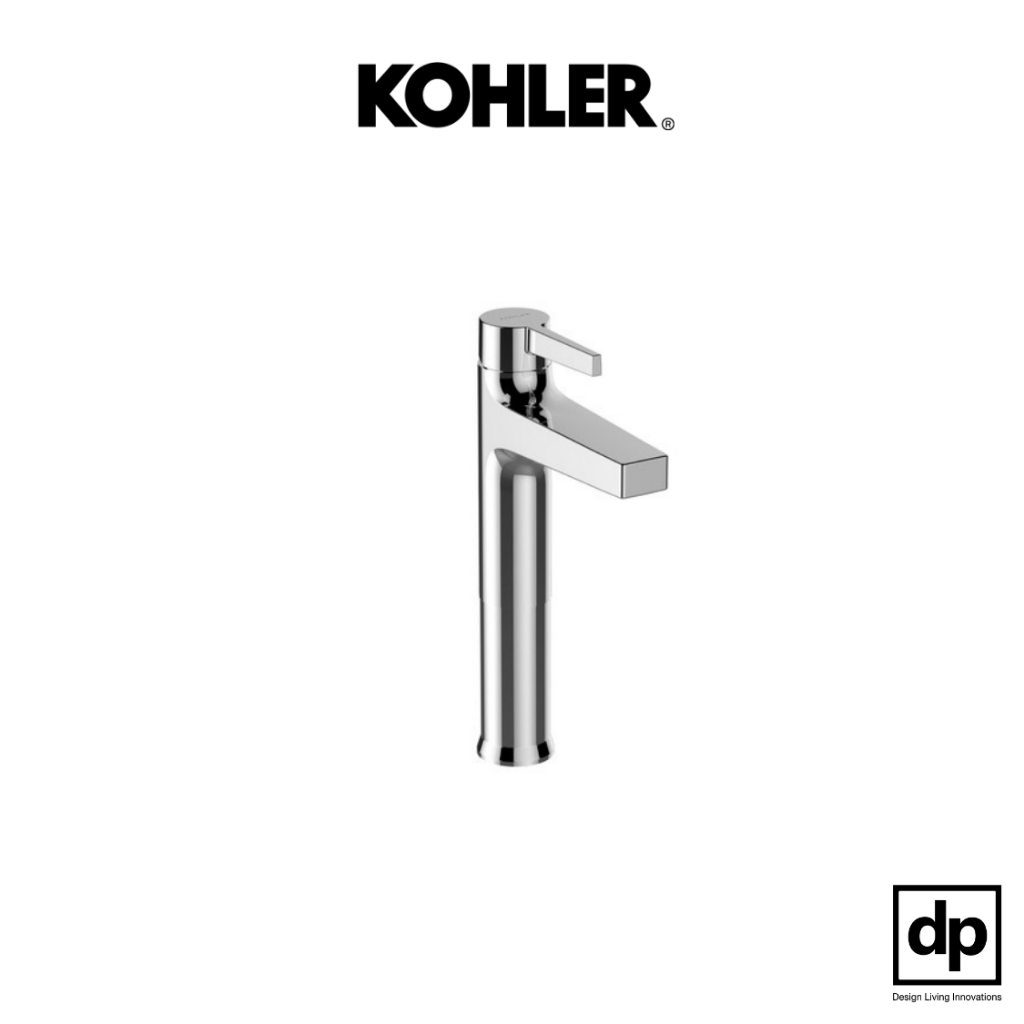 KOHLER Taut  ก๊อกอ่างล้างหน้า แบบเดี่ยวอ่างล้างหน้าทรงสูง รุ่นทอธ  K-74026X-4ACD-CP