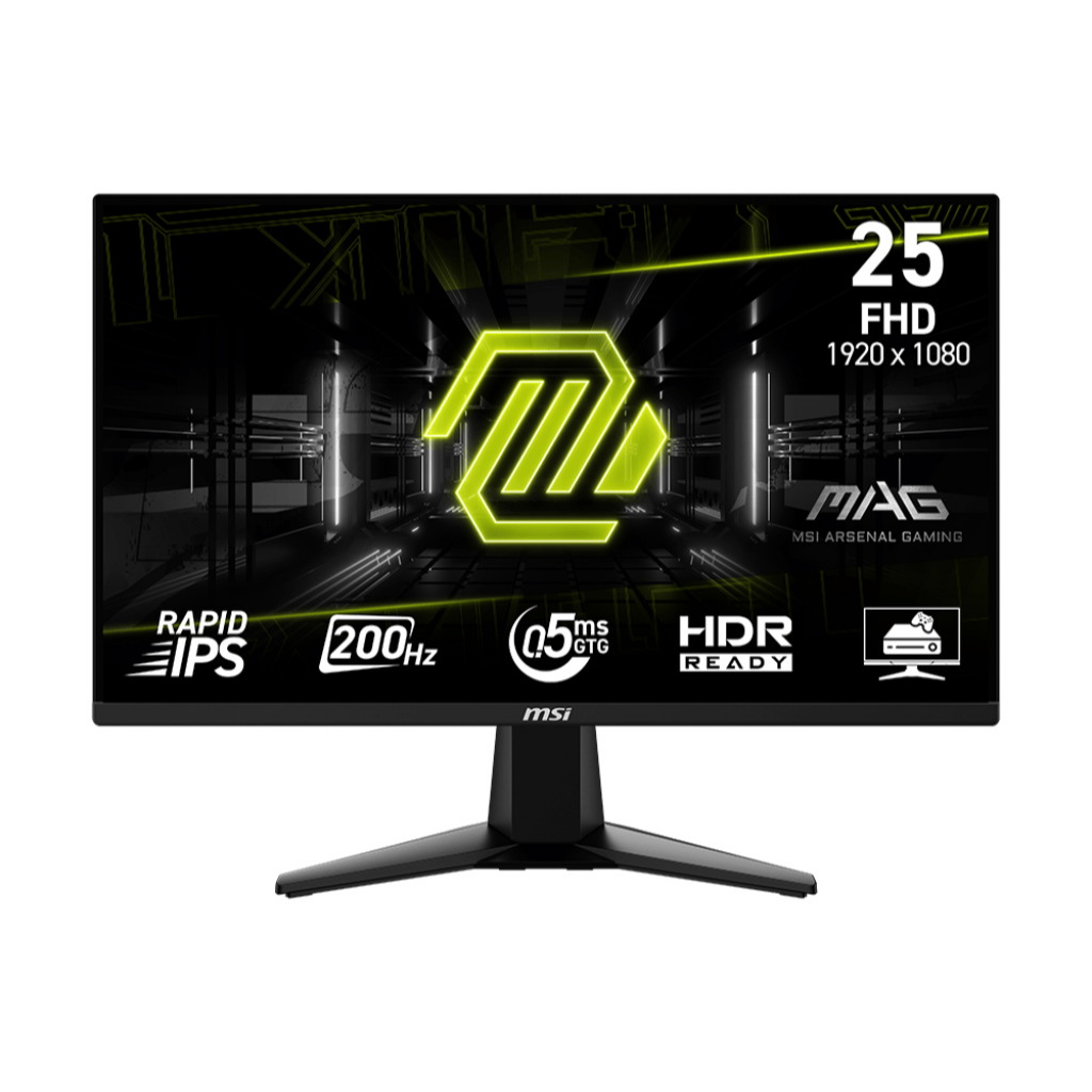 MONITOR (จอมอนิเตอร์) MSI MAG 255F E20 24.5" Rapid IPS 200Hz AMD FreeSync
