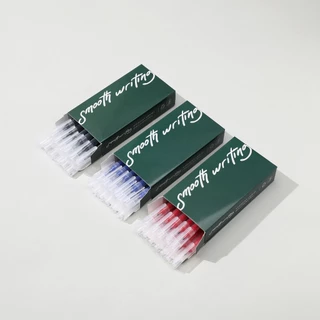 CAWL ปากกาเจล 0.5 มม. สีดำ สีแดง และสีน้ำเงิน หมึกแห้งเร็วความจุสูง เหมาะสำหรับนักศึกษาและสำนักงาน 1โหล/กล่อง(12ชิ้น)