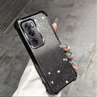 เคสโทรศัพท์ สำหรับ OPPO A16 A57 A77S เคส หรูหรา กากเพชร 2in1 ไล่โทนสีสวย กันกล้อง กันกระแทกมุม F8