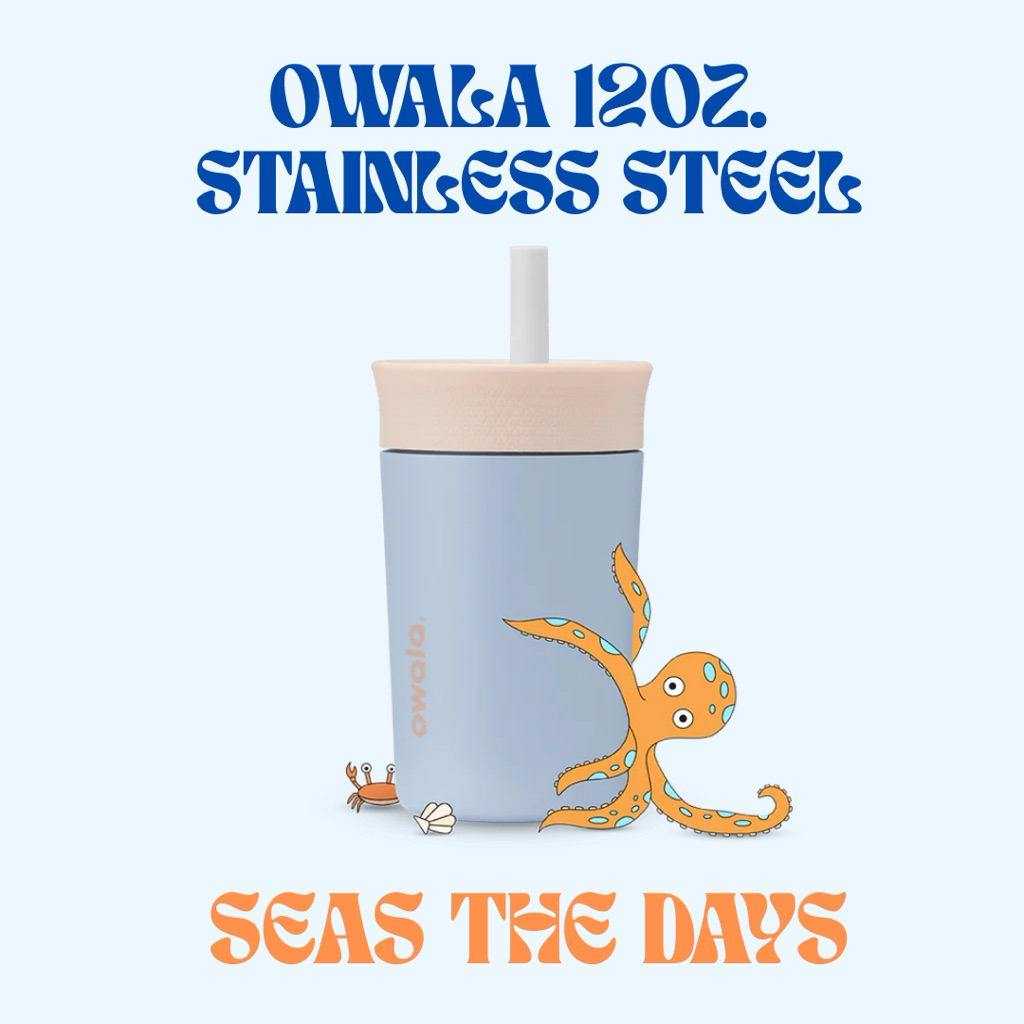 พร้อมส่ง✨ Owala kids 12oz สี Sea the days🌊