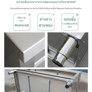 การเชื่อมโดยรวม 304 โต๊ะ ทำงาน หนาพิเศษส แตนเลสห้องครัวที่บ้าน ตู้คอนโซลวางชามและประ ตูบานเลื่อนเพื่อป้องกันแมลง