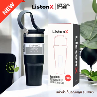ListonX [สีใหม่!]แก้วน้ำเก็บอุณหภูมิ รุ่น PRO (คุณภาพพรีเมียม) | ความจุ 30oz (890ML) | พร้อมหลอดฟรี | สแตนเลส 304 |