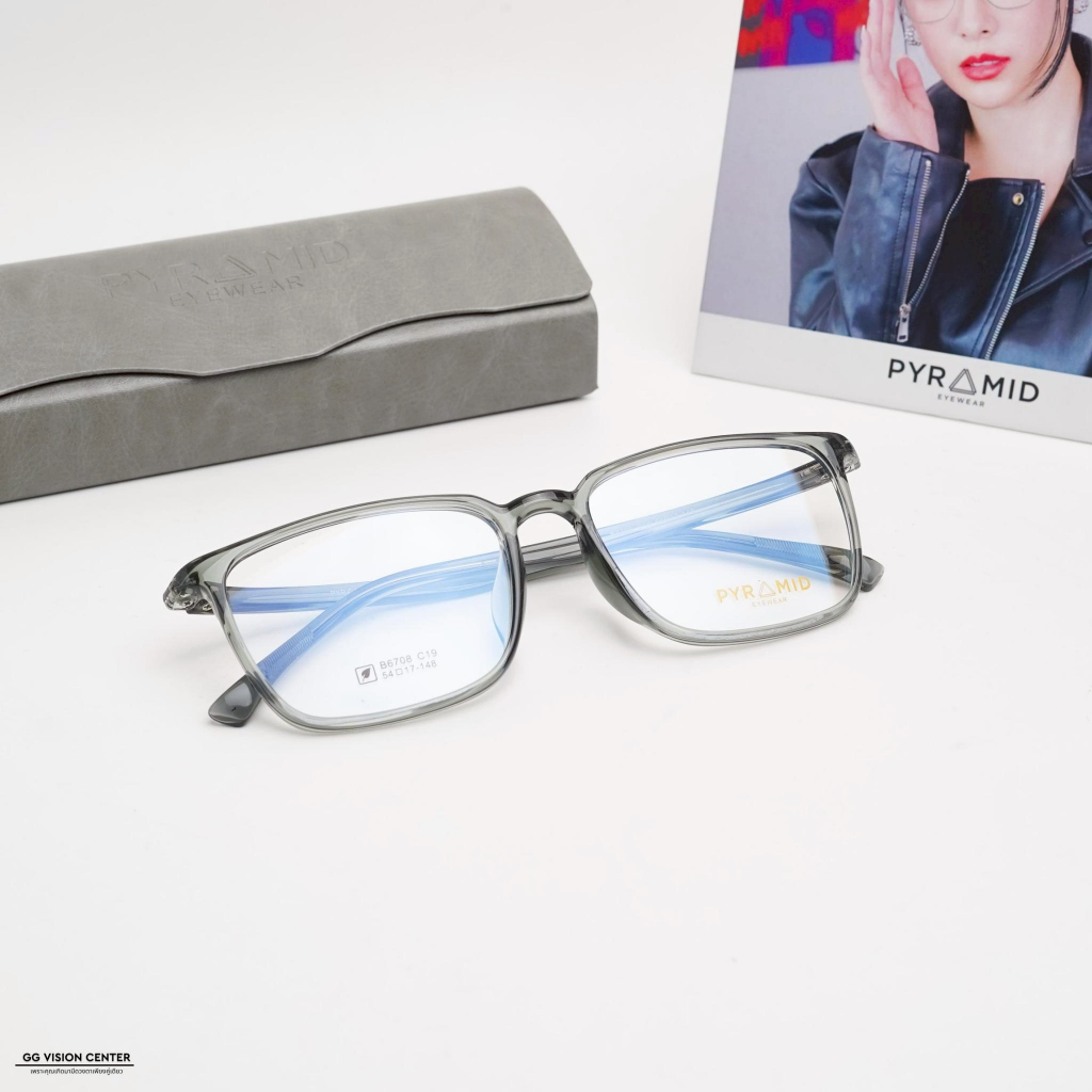 Pyramid Eyewear รุ่น PY-B6708 C19 แว่นตา Pyramid by GG VISION CENTER ออกใบกำกับภาษีได้