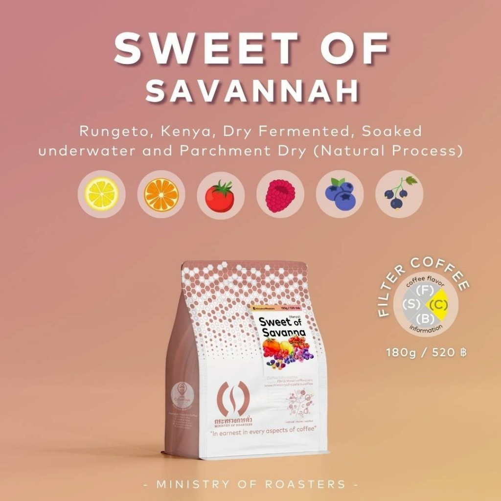 เมล็ดกาแฟเคนย่า Sweet of Savanna