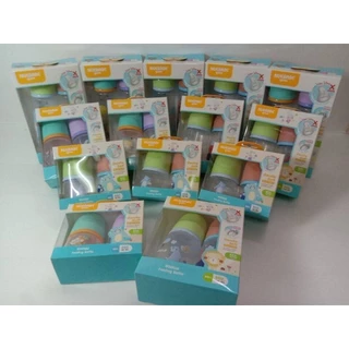 ขวดนมคอแคบ จุกกันสำลัก(ไม่ดูดไม่ไหล) ขนาด2oz,5oz,9oz) ขออนุญาตคละลายส่งให้นะคะ
