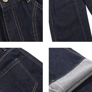beerbroth-baggy jeans กางเกงยีนส์ชาย ขากระบอก อเมริกันย้อนยุคหลวม สไตล์เกาหลี ผ้าเดนิม แฟชั่น จัดส่งรวดเร็ว M-3XL