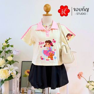 NEW!! เสื้อครอปคอปก อก 36