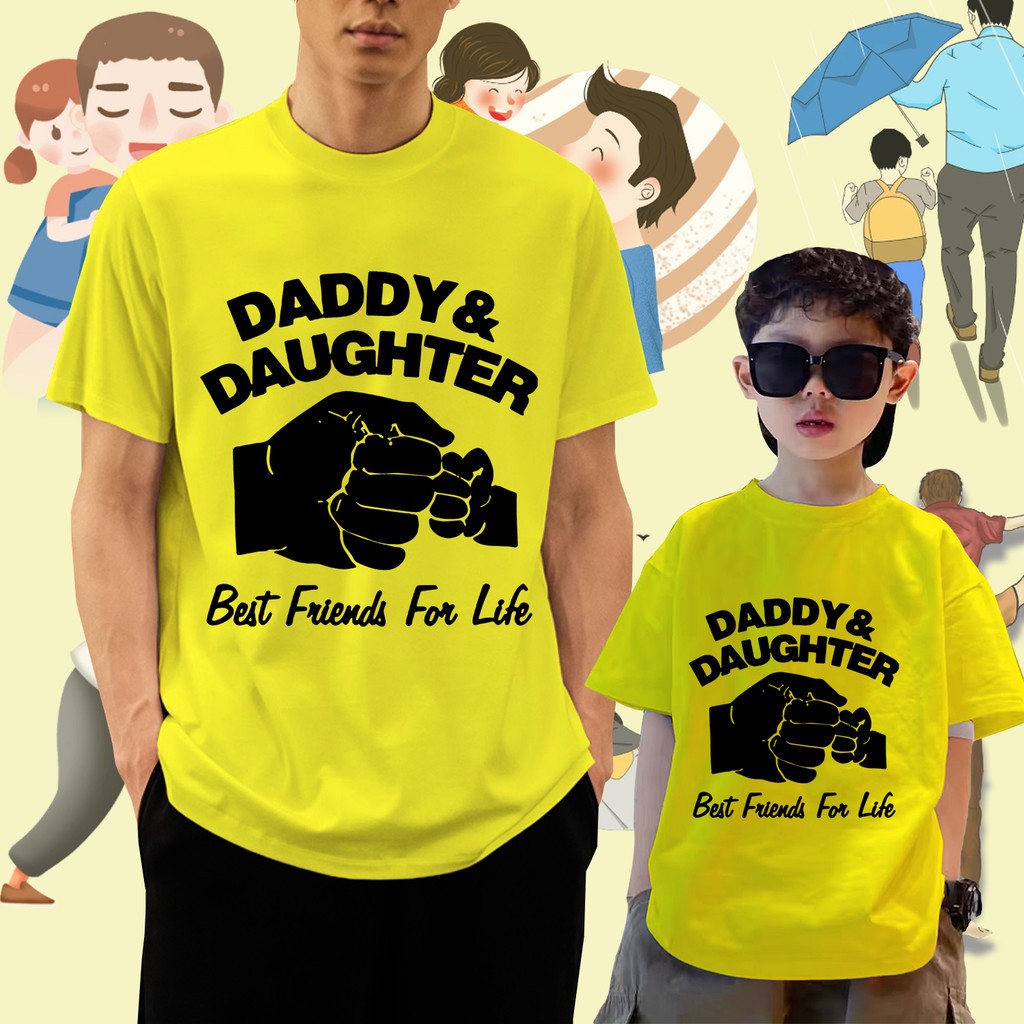 เสื้อยืดเด็ก Father's Day T-shirt คอกลม แขนสั้น อเนกประสงค์ ใส่ได้ ทั้ง ชาย G-T S-5XL 90-150CM