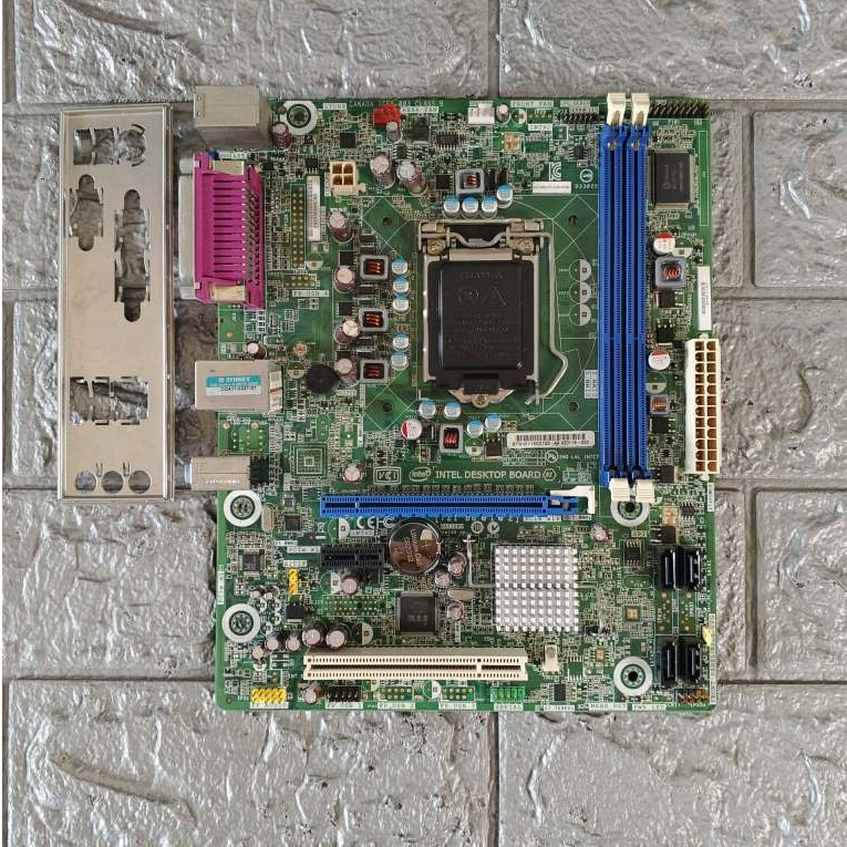 ⚡️เมนบอร์ด Intel® Desktop Board DH61WW Classic Series LGA 1155 มีฝาหลัง