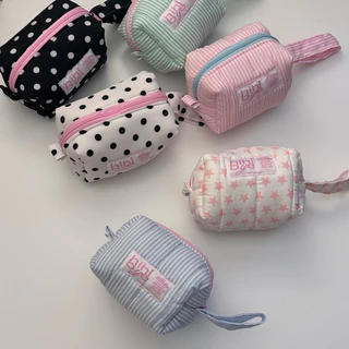 hihibye mini fluffy pouch bag | 15 × 8 cm | handle 12 cm (ใบเล็ก)