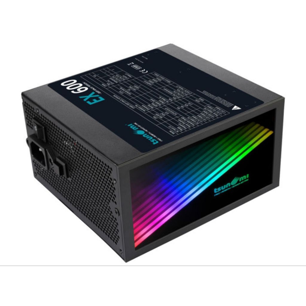 Tsunami Extremex EX 600 Switching Power Supply Deep Space ใหม่ แท้ ประกัน 1 ปี