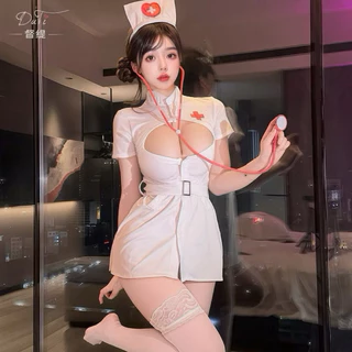 ชุดพยาบาล คอสเพลย์ ชุดนอนไม่ได้นอน ชุดนอนเซ็กซี่ 💉รุ่น RT PP022 รวมฮิตพยาบาล🚑พร้อมส่ง ถูกที่สุด