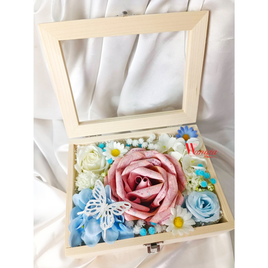 กล่องดอกไม้ธนบัตร กล่องดอกไม้ กลิ่นหอม - รูปที่ 2