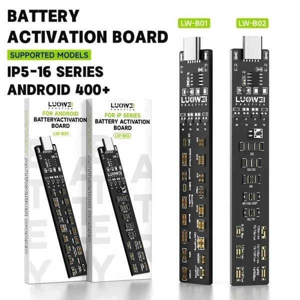 LUOWEI LW-B01/B02 แบตเตอรี่Activation Board (ไม่จําเป็นต้องถอดชิ้นส่วน) สําหรับ 5-16pm & Android One-Clickการเปิดใ