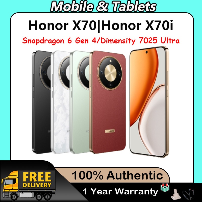 Honor X70 Snapdragon 6 Gen 4 Honor X70i Dimensity 7025 Ultra Honor X60 GT Snapdragon 8+ Gen 1