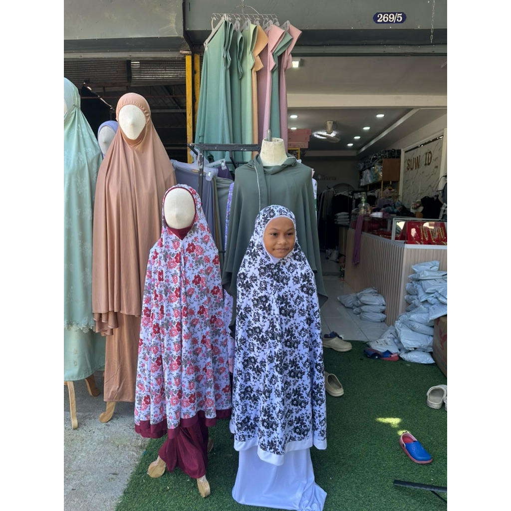 ผ้าละหมาดเด็ก อายุ 5-8 ปี น่ารัก ใส่ไม่ร้อน