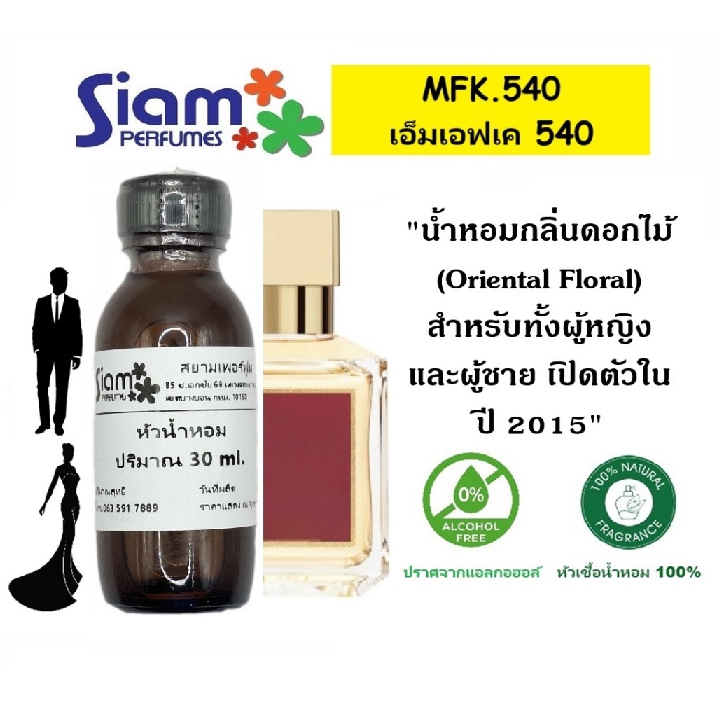 [ลดราคา 50%] หัวเชื้อน้ำหอม กลิ่น MFK 540 / เอ็มเอฟเค540