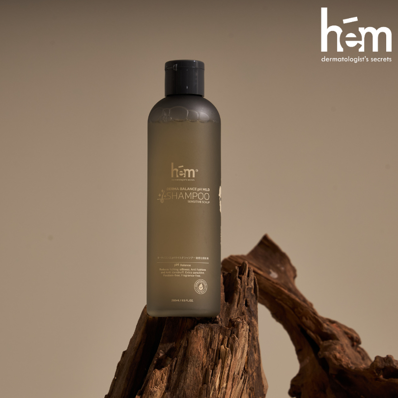 H.E.M DERMA BALANCE pH MILD SHAMPOO SENSITIBE SCALP เดอร์ม่า บาลานซ์ แชมพู เซ้นซิทีฟ สแคลพ 250 ml ราคา ถูกที่สุด ดีลบีเคเค แกลเลอรีภาพที่ 7