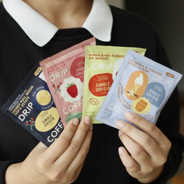 **หมายเหตุ Raspberry BBD: 21/4/2026** Drip Bag Coffee กาแฟดริปแบบซอง 10G. (สั่งซื้อครบ 12 ชิ้น บรรจุ