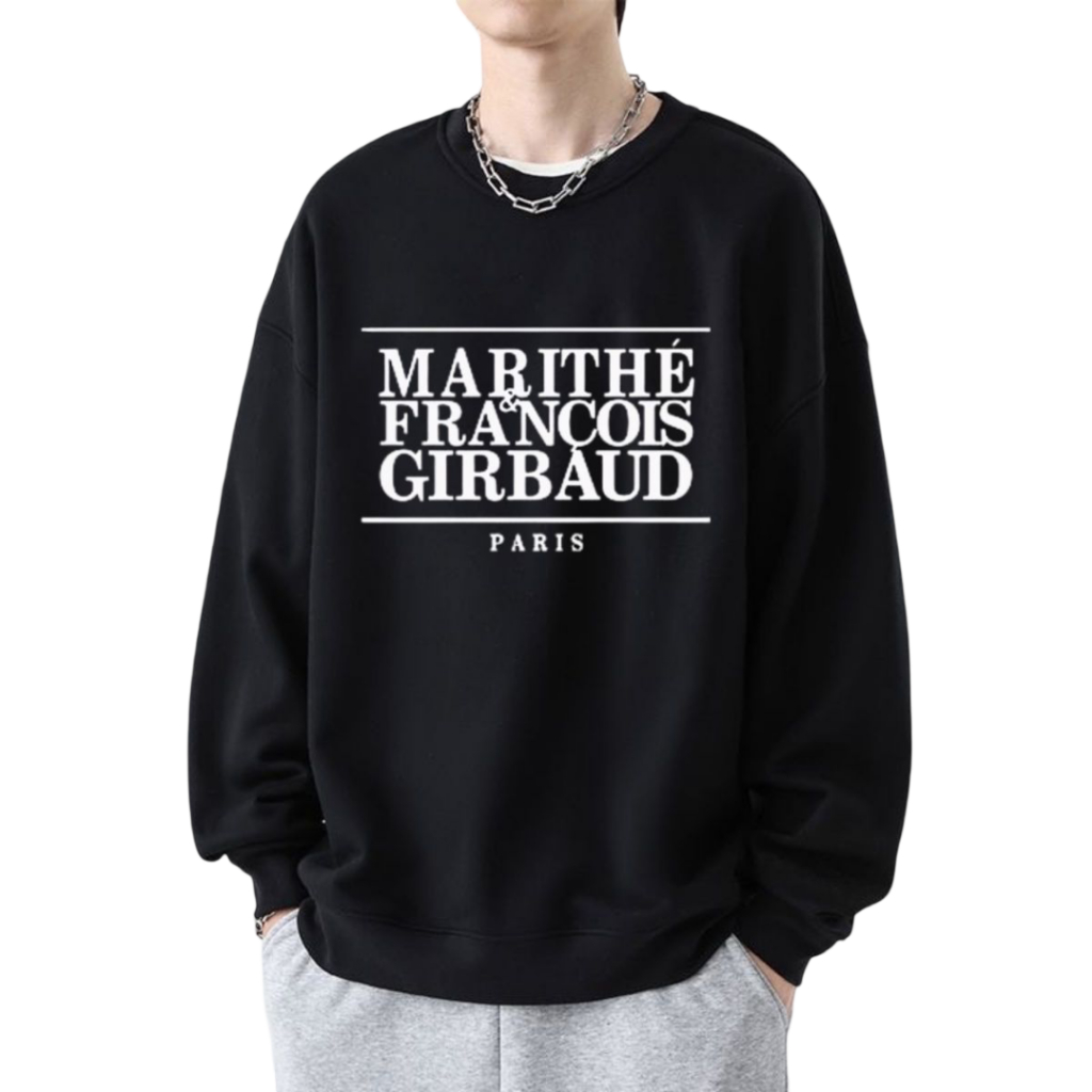 เสื้อสเวตเตอร์แขนยาว ไม่มีฮู้ด พิมพ์ลายสกรีนอักษร ผ้าสำลีใส่สบาย สวมใส่ได้ทุกสภาพอากาศ ชายหญิงใส่ได้