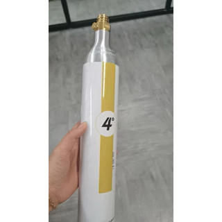 ขวด CO2 0.6L 380g มาตราฐาน TÜV ทำโซดาได้มากกว่า 14 ลิตร