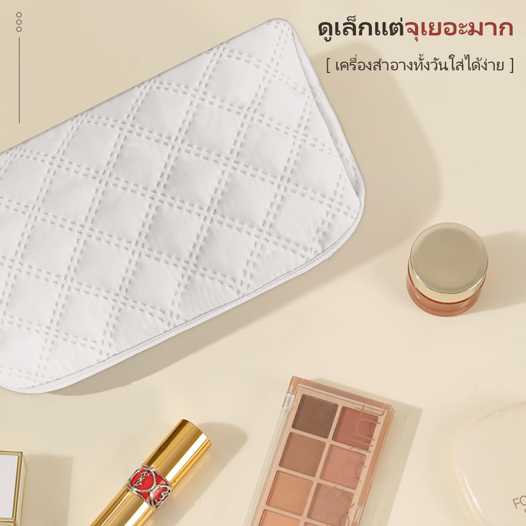 กระเป๋าเครื่องสำอาง พกพาสะดวก กระเป๋าใส่ลิปสติก กันฝุ่น กันน้ำ กระเป๋าใส่เหรียญ - รูปที่ 2