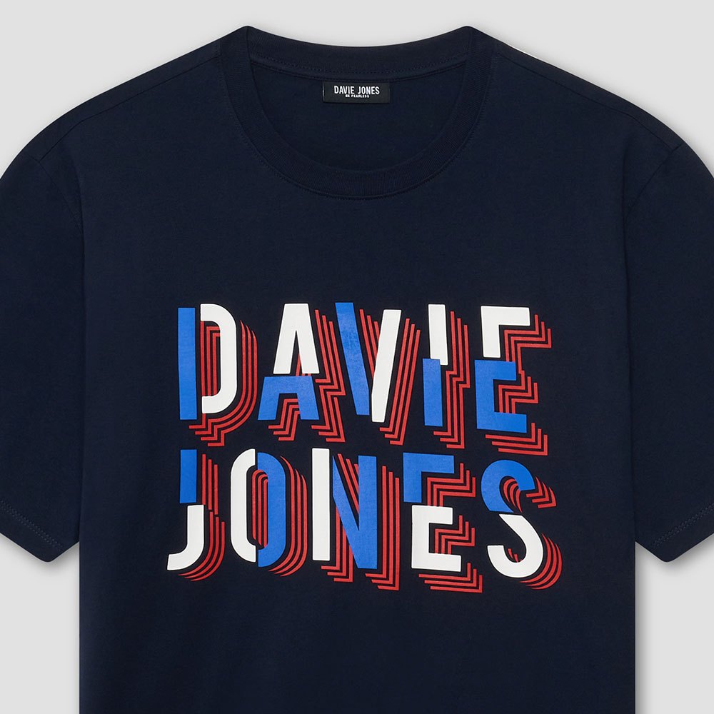 DAVIE JONES เสื้อยืด Logo Regular Fit T-Shirt LG0132 สีกรม เขียวอ่อน - รูปที่ 2