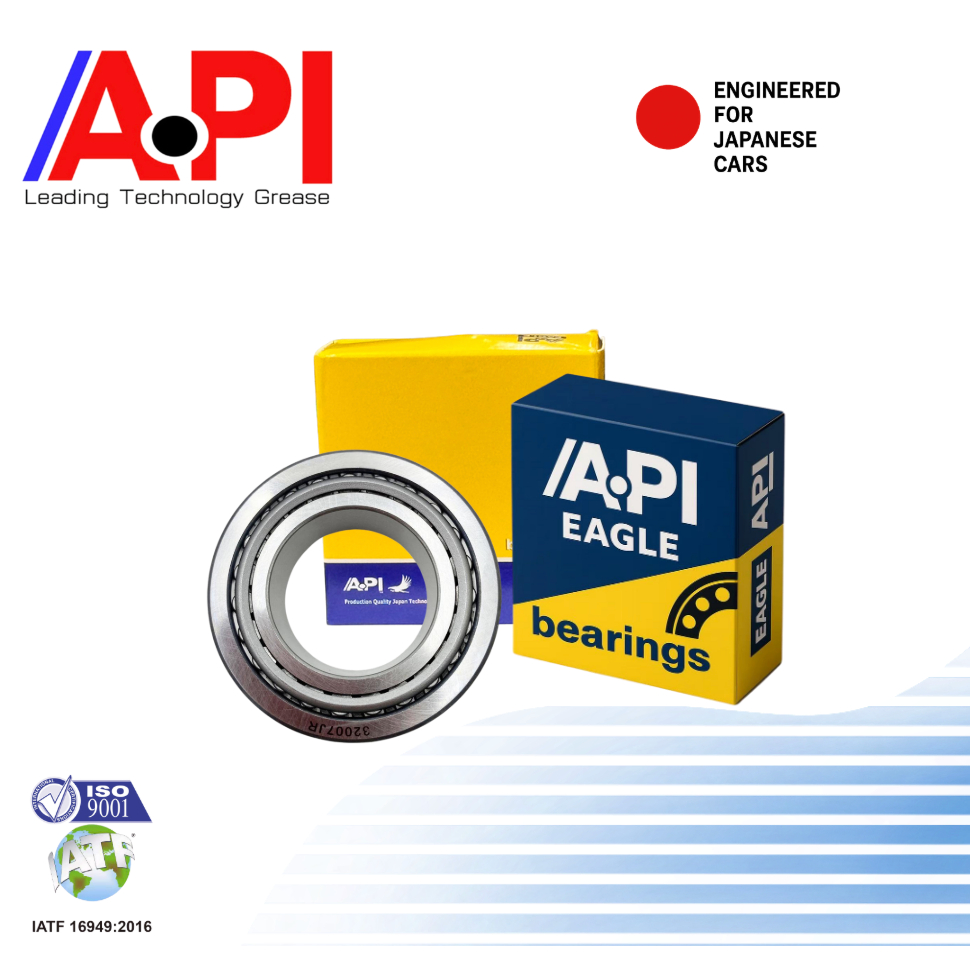 ลูกปืน 32006 API แท้ 100% เทเปอร์โรลเลอร์ (Taper) ทนจัด ลื่นเงียบ พร้อมส่ง เพลา 30 มิล 30x55x17mm