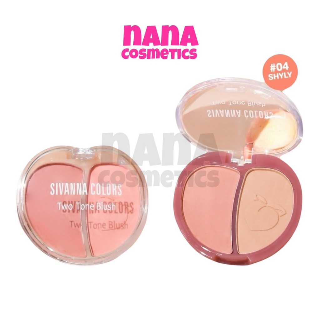 HF573 ซีเวนน่า คัลเลอร์ส สวีท พืช ทู -โทน บลัช บลัชออน SIVANNA COLORS SWEET PEACH TWO-TONE BLUSH
