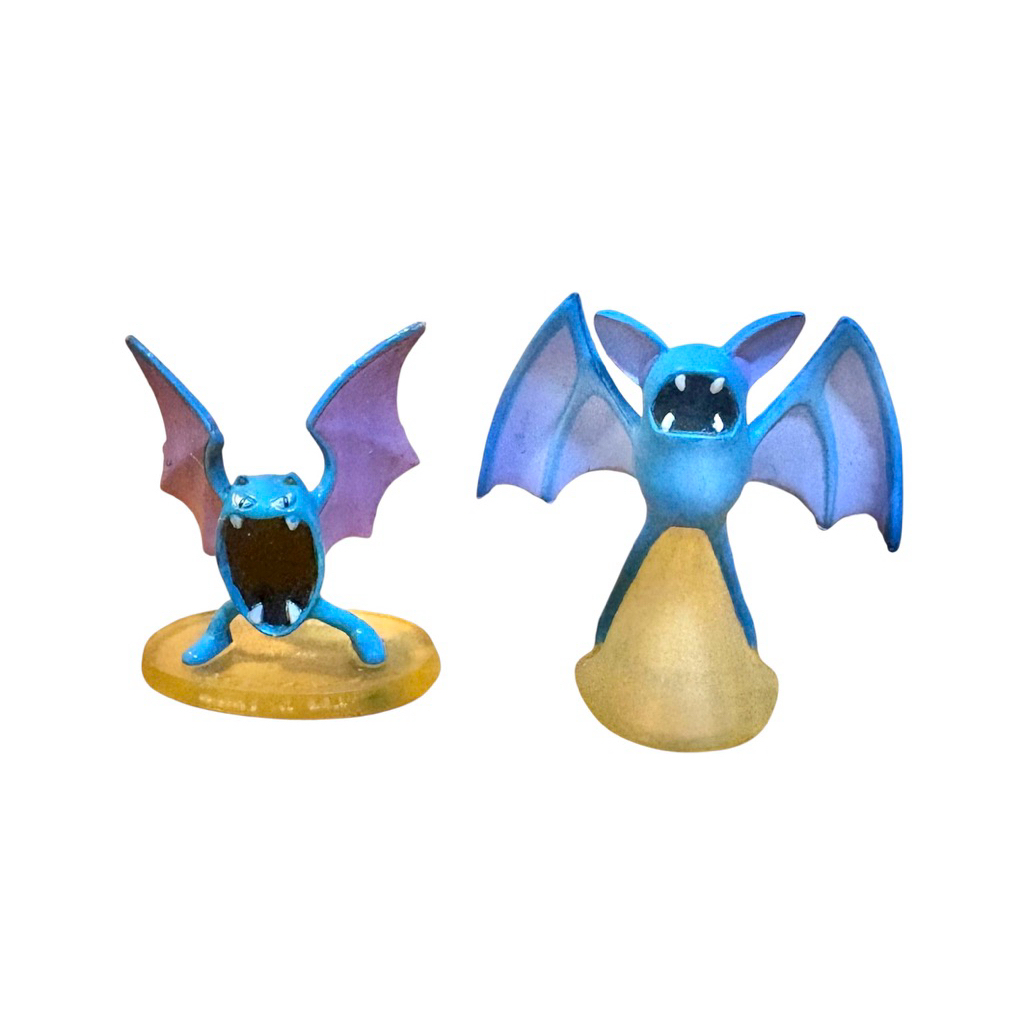Pokemon Monster Collection Moncolle Zubat Golbat Figures Set #โปเกม่อน