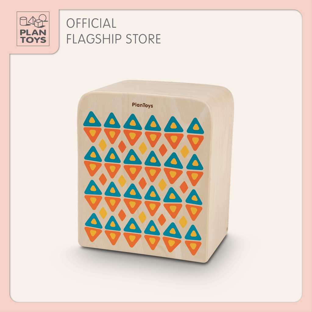 PlanToys ของเล่นไม้ 6424 Rhythm Box II กล่องเคาะจังหวะ เสริมพัฒนาการ สำหรับเด็กอายุ 3 ปี ขึ้นไป