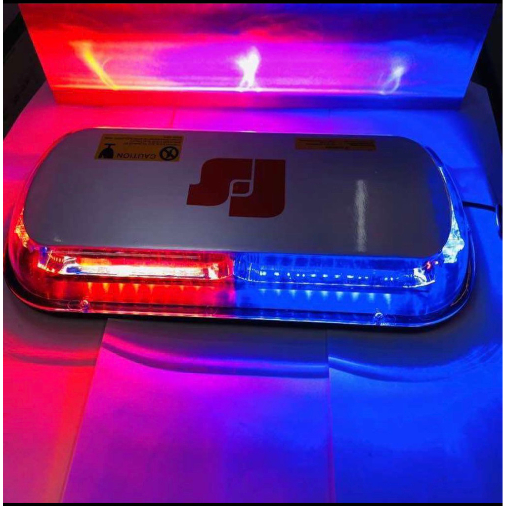 ไฟไซเรน หลังเต่า12-24V 44วัตต์ 44LED 14สเต็ป