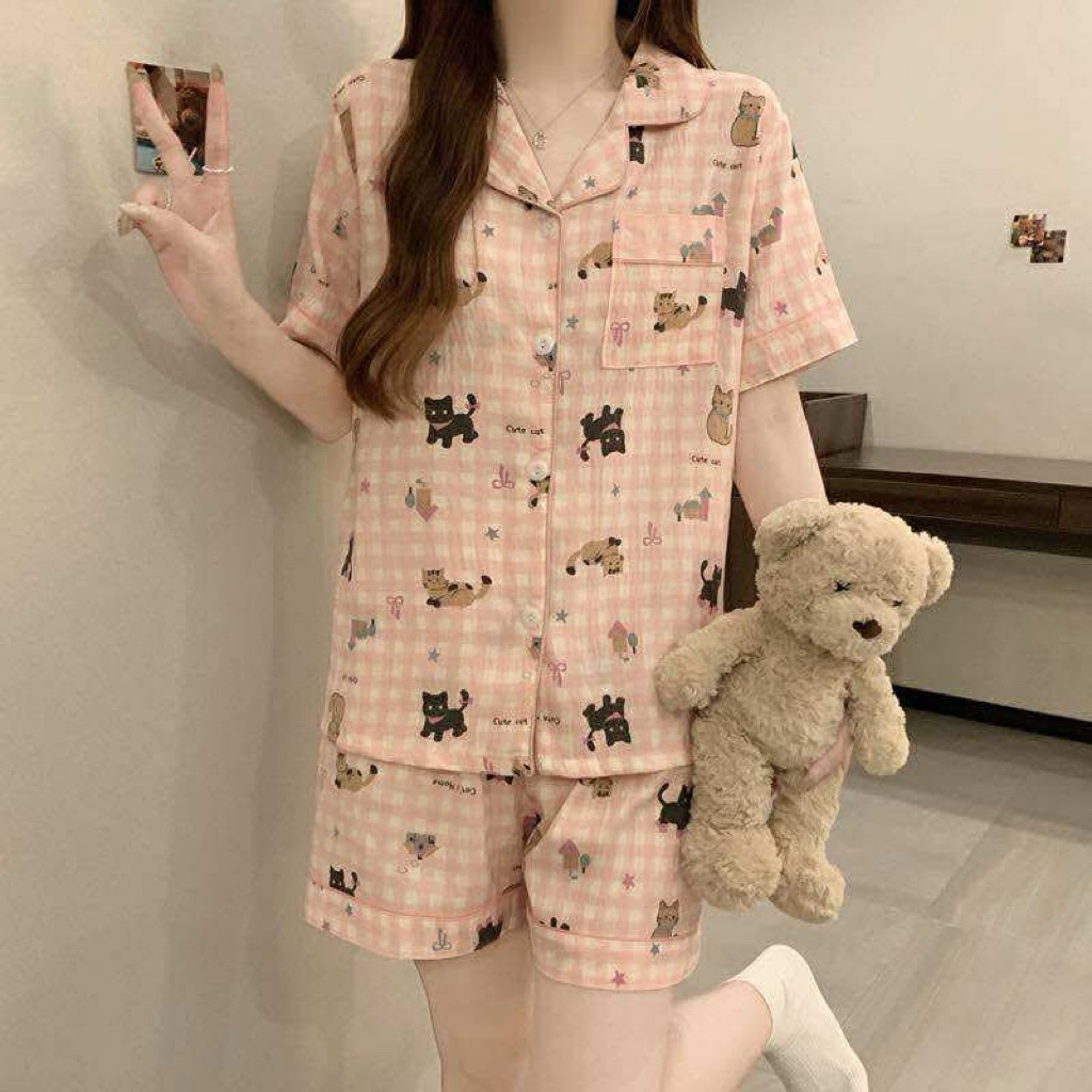 Popeye ชุดนอนผ้าไหมญี่ปุ่นผ้าดี ผ้านุ่ม ใส่สบาย ไม่ร้อน